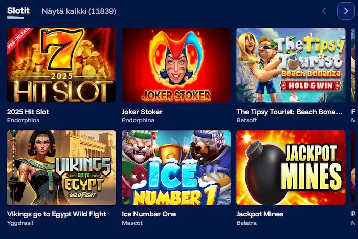 FrostyBet Casino Peli